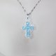 Small Cross - Kara-Silver Chain - 1